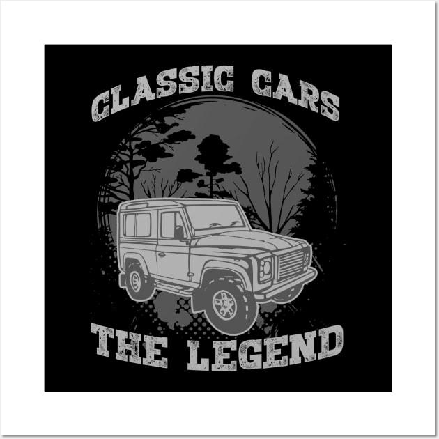 Lada Niva 4x4 Offroad Car Wall Art by swissles